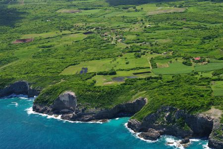 Les Falaises Est de Marie Galante, site classé en 2004
